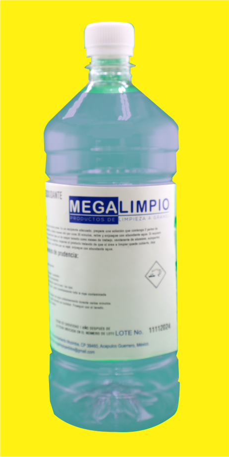 LIMPIADOR LIQUIDO AZUL CON AMONIACO 1 LT